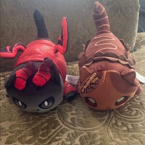 Aphmau MeeMeows Chocolate Cake Cat Plush and Glitter edition Shadow Aaron Cat